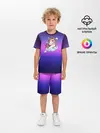 Детская пижама с шортами / Единорог