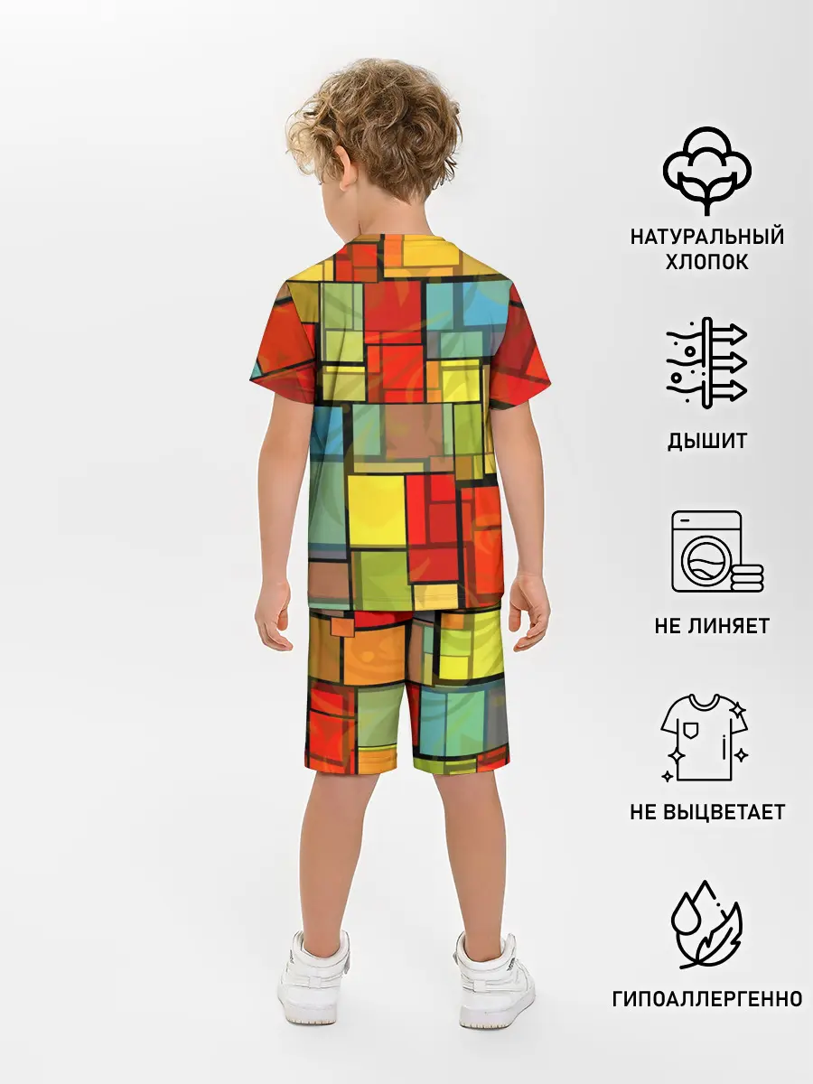 Детская пижама с шортами / ГЕОМЕТРИЯ