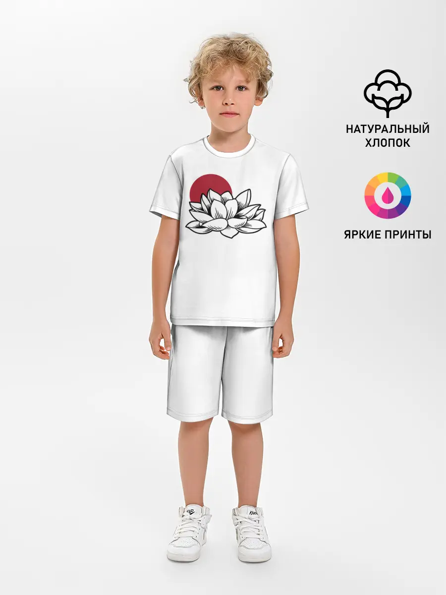 Детская пижама с шортами / КУВШИНКА НИМФЕЯ | WATER LILY