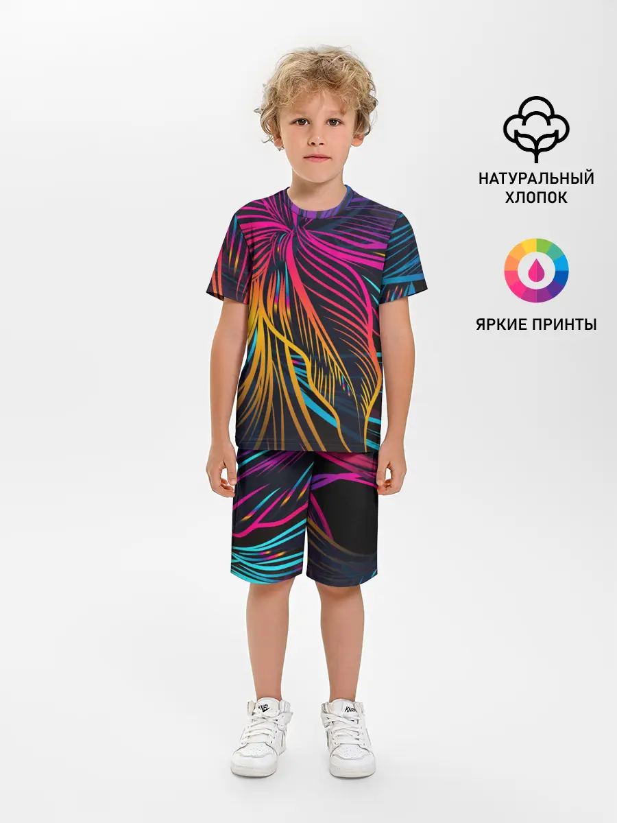 Детская пижама с шортами / Floral Design 3