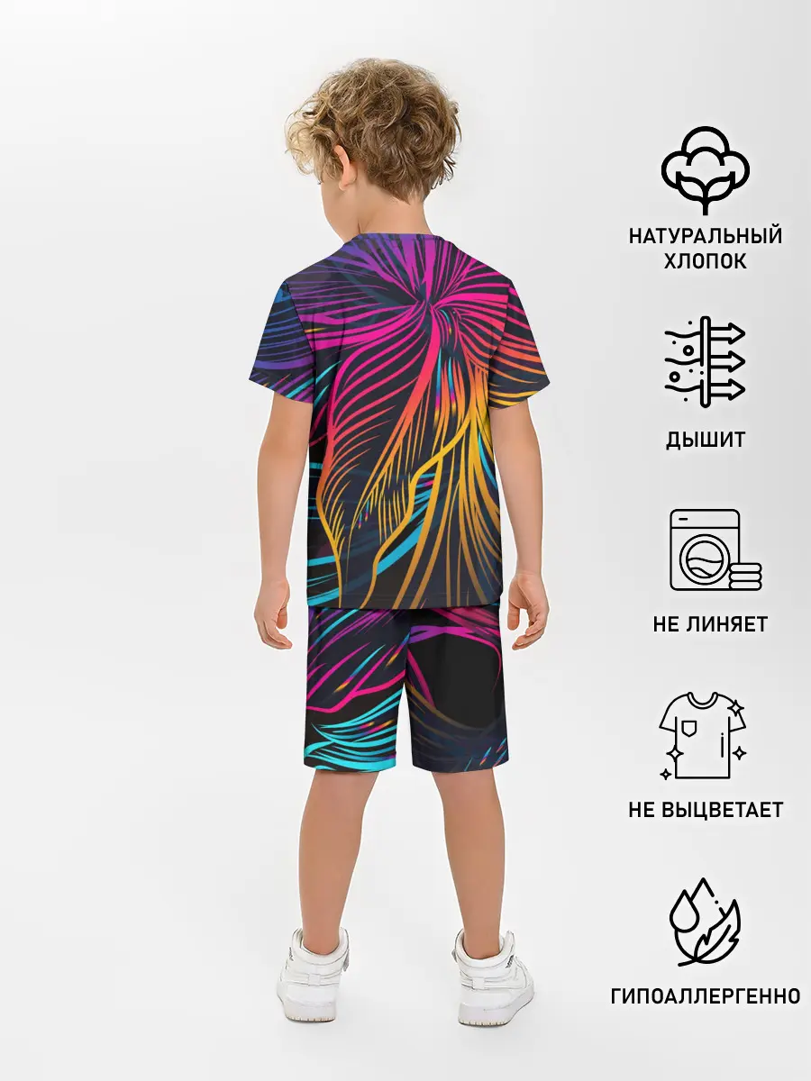 Детская пижама с шортами / Floral Design 3