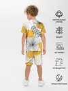 Детская пижама с шортами / Цветы