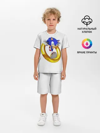 Детская пижама с шортами / Sonic