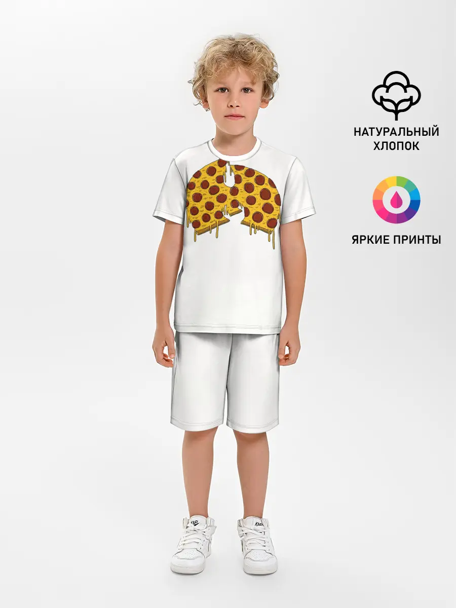 Детская пижама с шортами / Pizza Clan