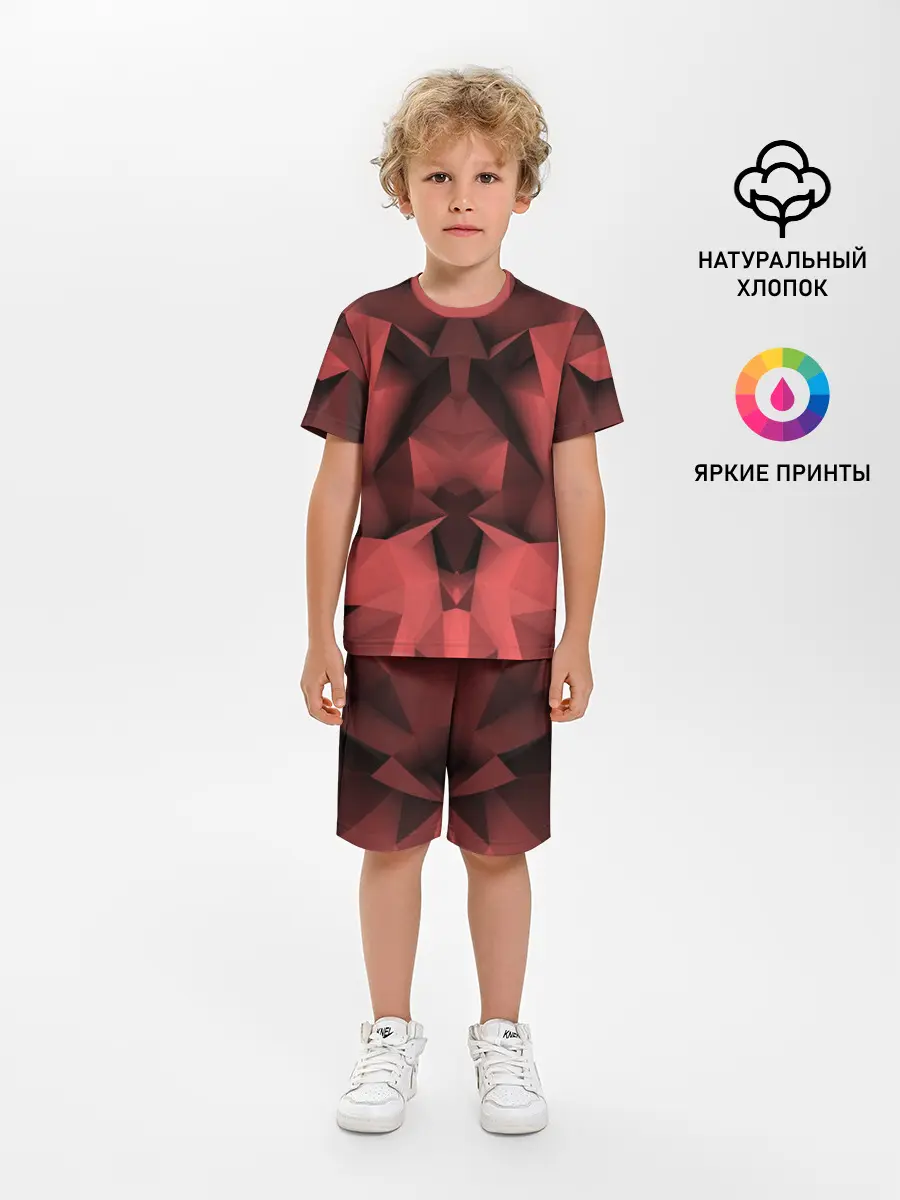 Детская пижама с шортами / Геометрическая Абстракция