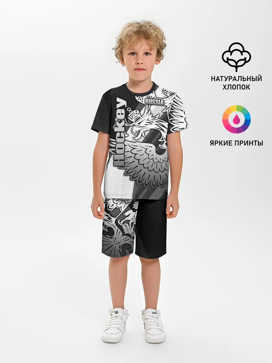 Детская пижама с шортами / Hockey