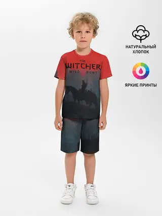 Детская пижама с шортами / На плотве | Ведьмак