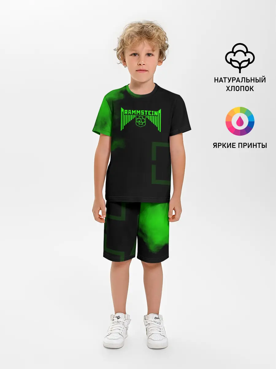 Детская пижама с шортами / Rammstein
