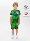 Детская пижама с шортами / ПСИХОДЕЛИЯ ЛЕСА