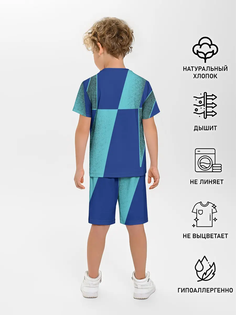 Детская пижама с шортами / Barcelona PreMatch kit