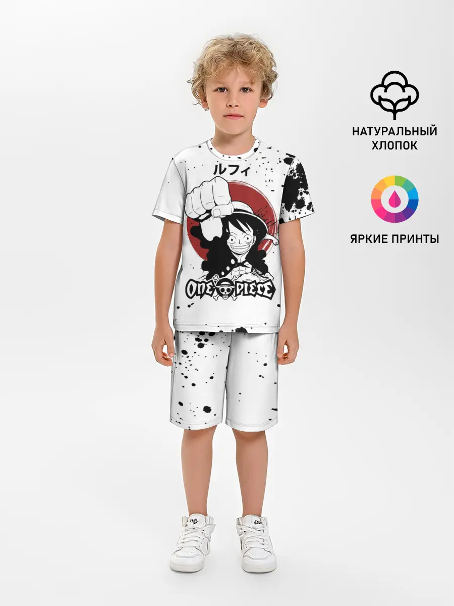 Детская пижама с шортами / Манки Д. Луффи One Piece