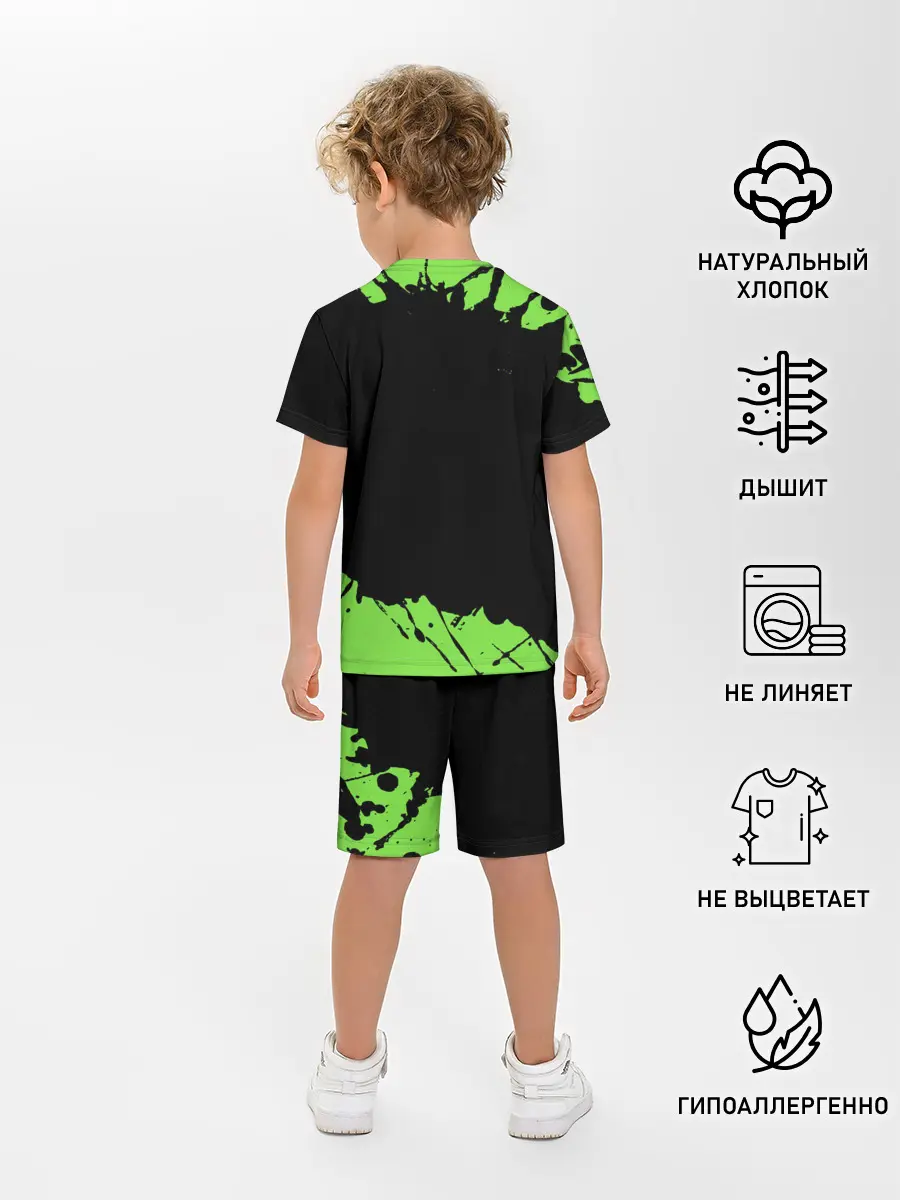 Детская пижама с шортами / Поп Ит / Симпл Димпл - Краска