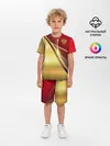 Детская пижама с шортами / RUSSIA SPORT: Red and Gold.
