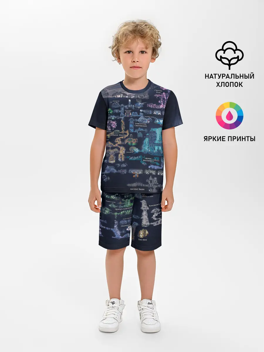 Детская пижама с шортами / HOLLOW KNIGHT WORLD