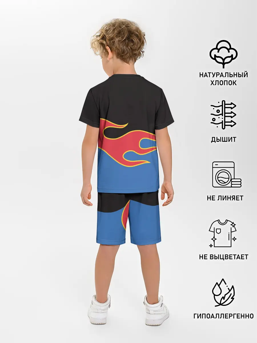 Детская пижама с шортами / Hot Wheels. Хот Вилс