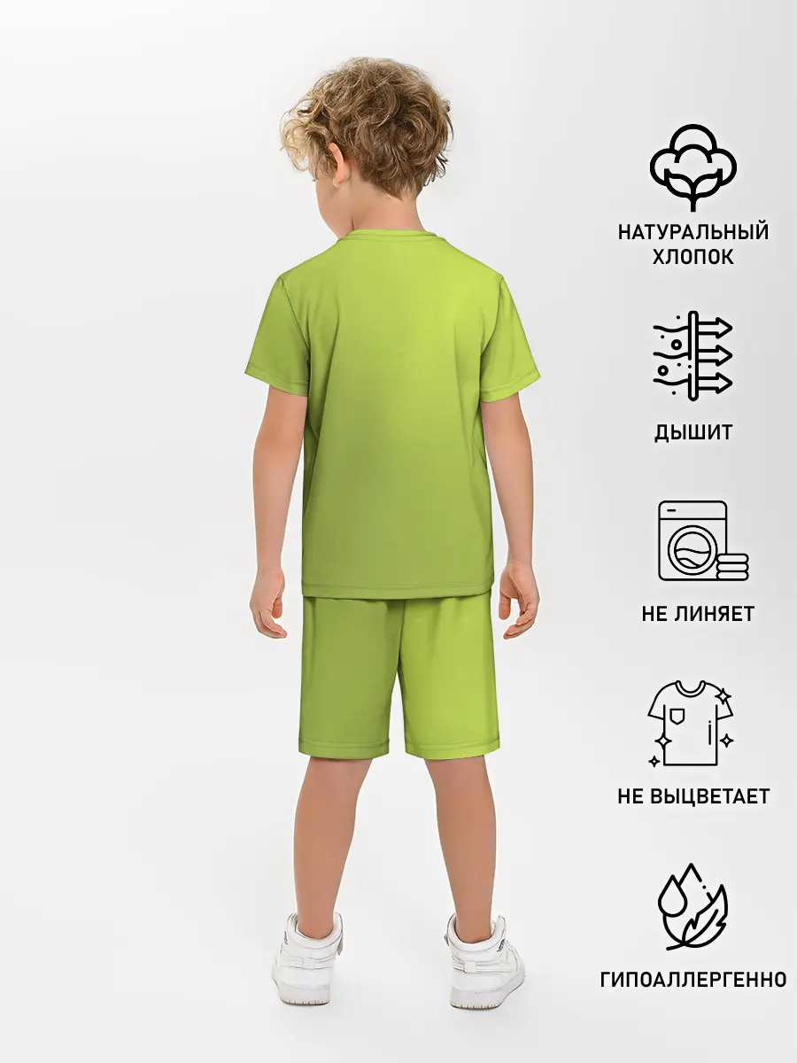 Детская пижама с шортами / Крутые бобры. Деггет