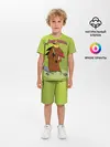 Детская пижама с шортами / Крутые бобры. Деггет