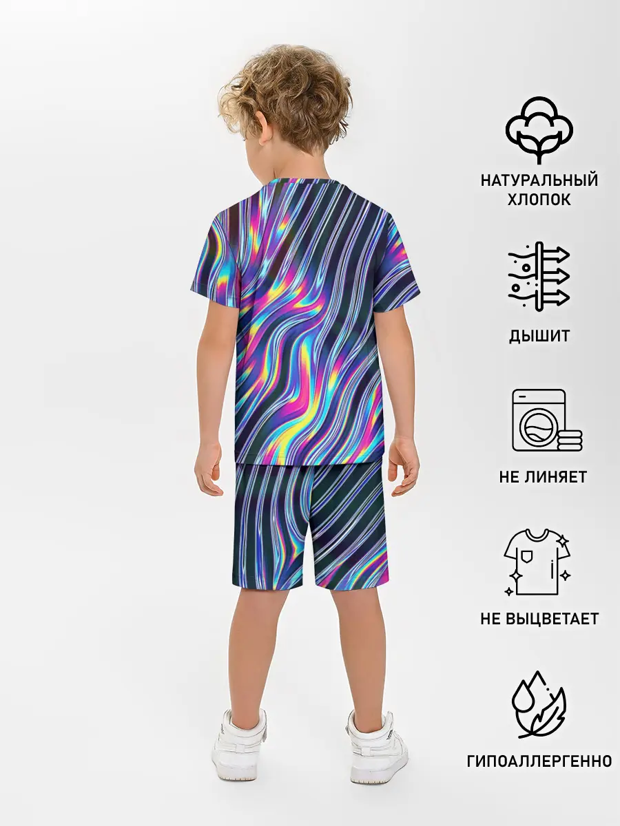 Детская пижама с шортами / DIGITAL ABSTRACT