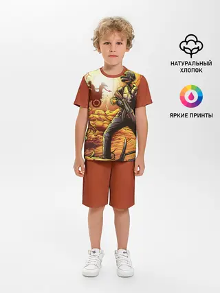 Детская пижама с шортами / PUBG