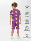 Детская пижама с шортами / Фиолетовые пони
