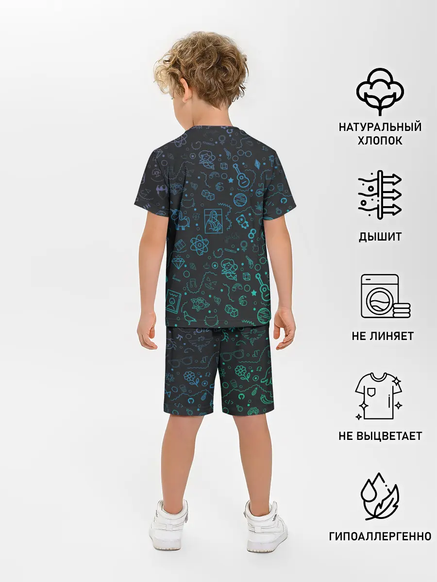 Детская пижама с шортами / NEON