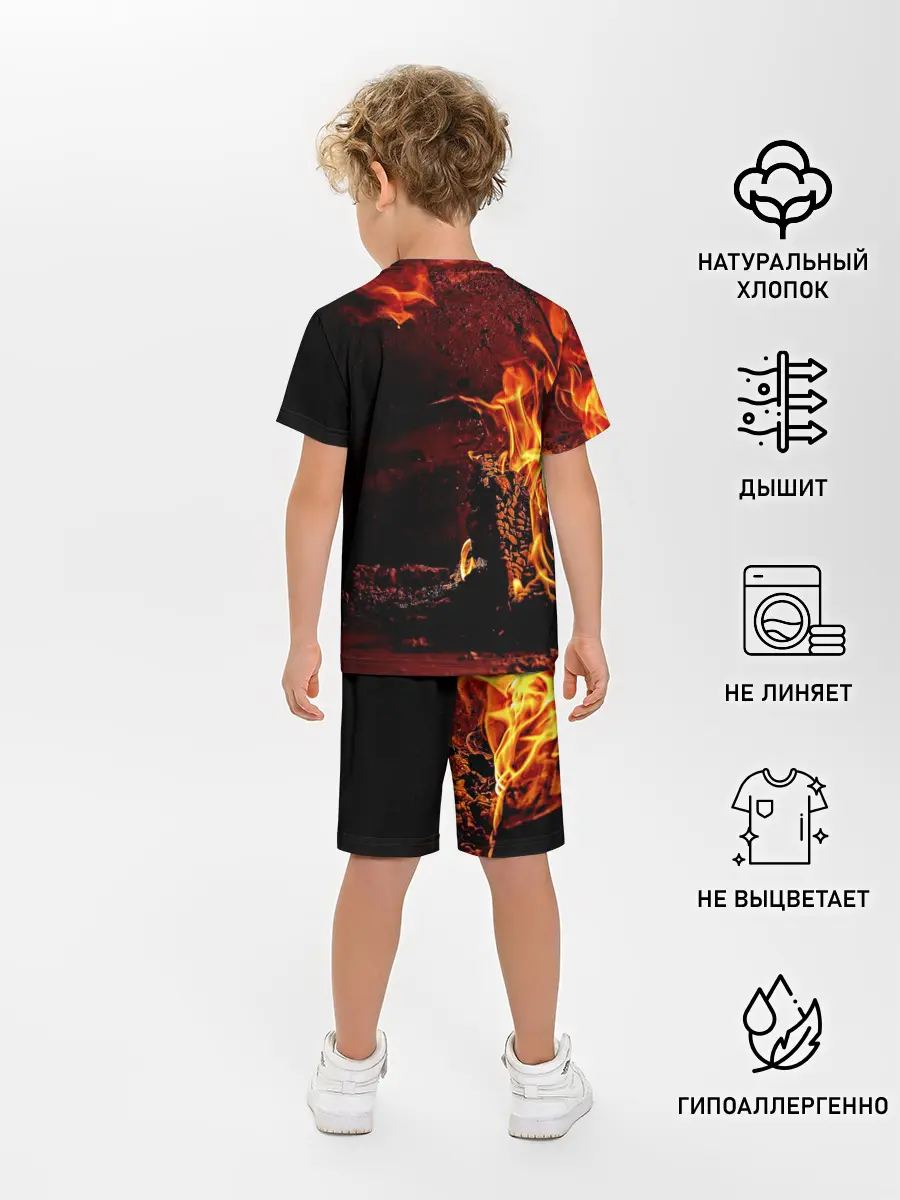 Детская пижама с шортами / Led Zeppelin