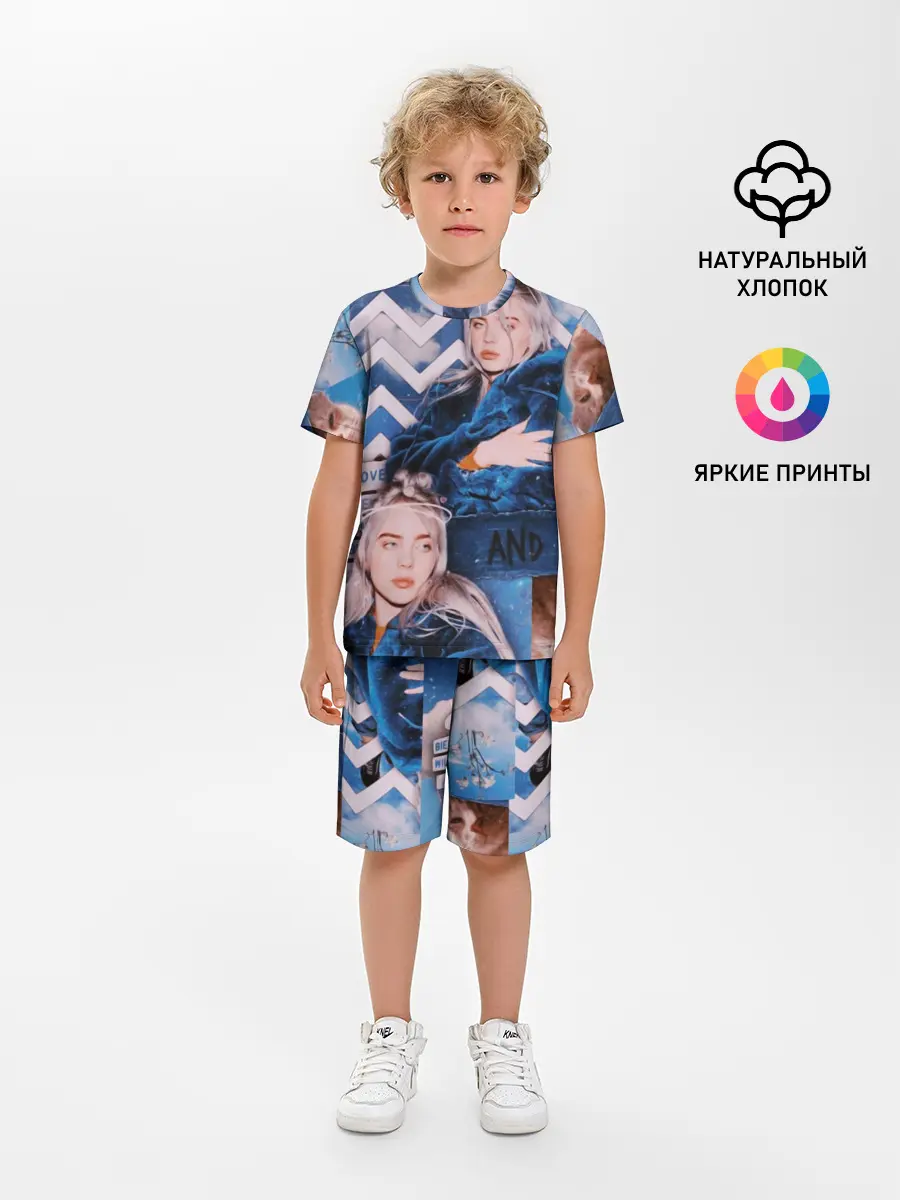 Детская пижама с шортами / Billie Eilish