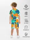 Детская пижама с шортами / Тропики