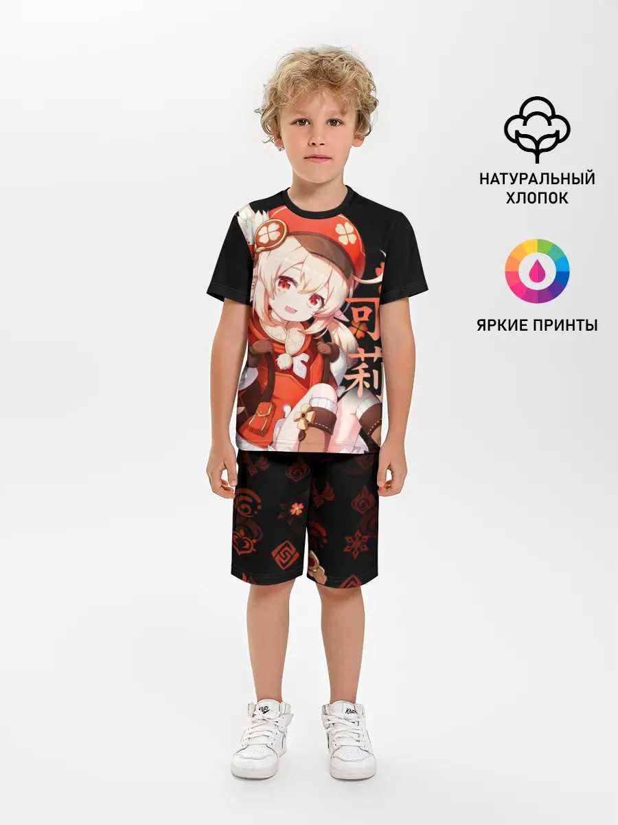 Детская пижама с шортами / Genshin Impact: Klee