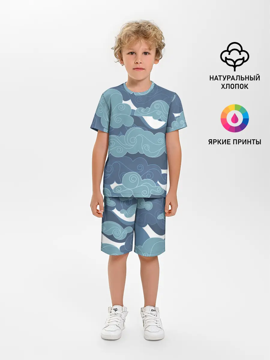 Детская пижама с шортами / Небо над Китаем