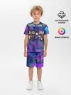 Детская пижама с шортами / Майнкрафт на скиле