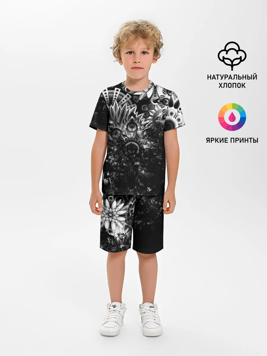 Детская пижама с шортами / Floral Pattern