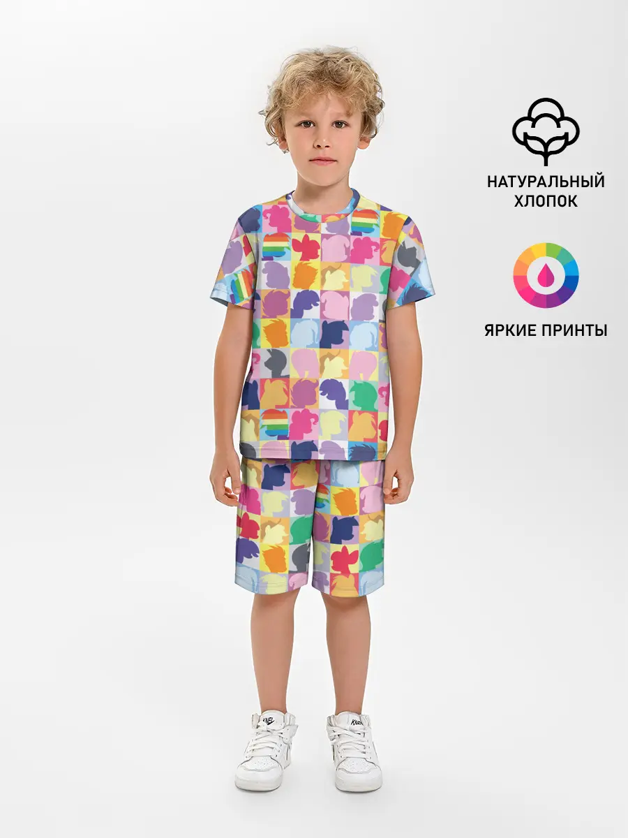 Детская пижама с шортами / Команда пони