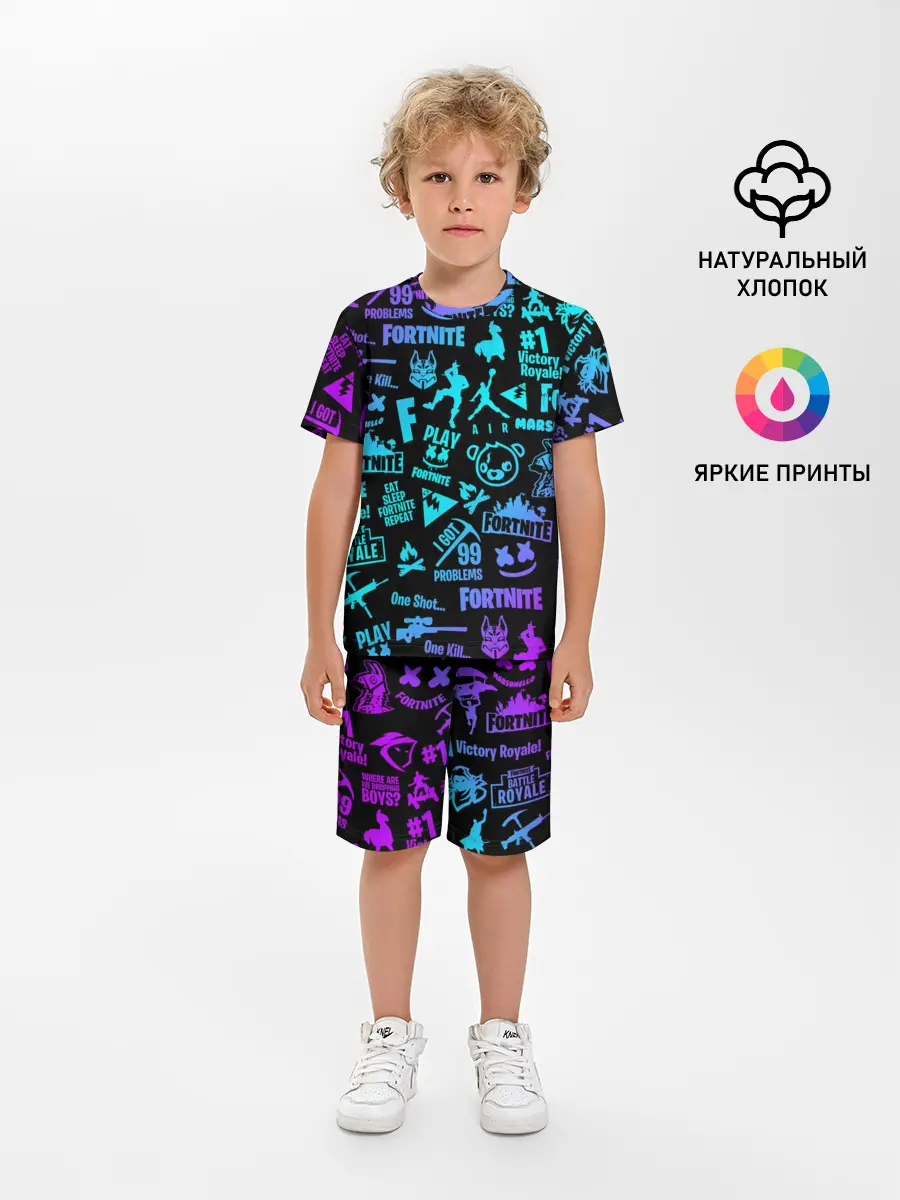 Детская пижама с шортами / FORTNITE