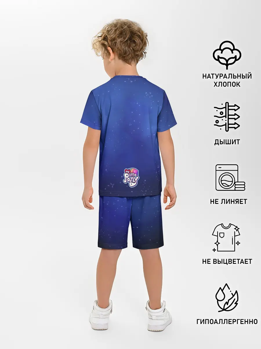 Детская пижама с шортами / Лунная пони