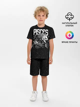 Детская пижама с шортами / Dark Pisces