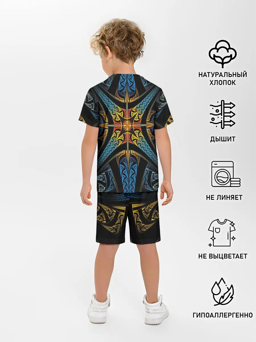Детская пижама с шортами / FRACTAL 2020