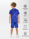 Детская пижама с шортами / НЕОНОВЫЕ КРИСТАЛЫ