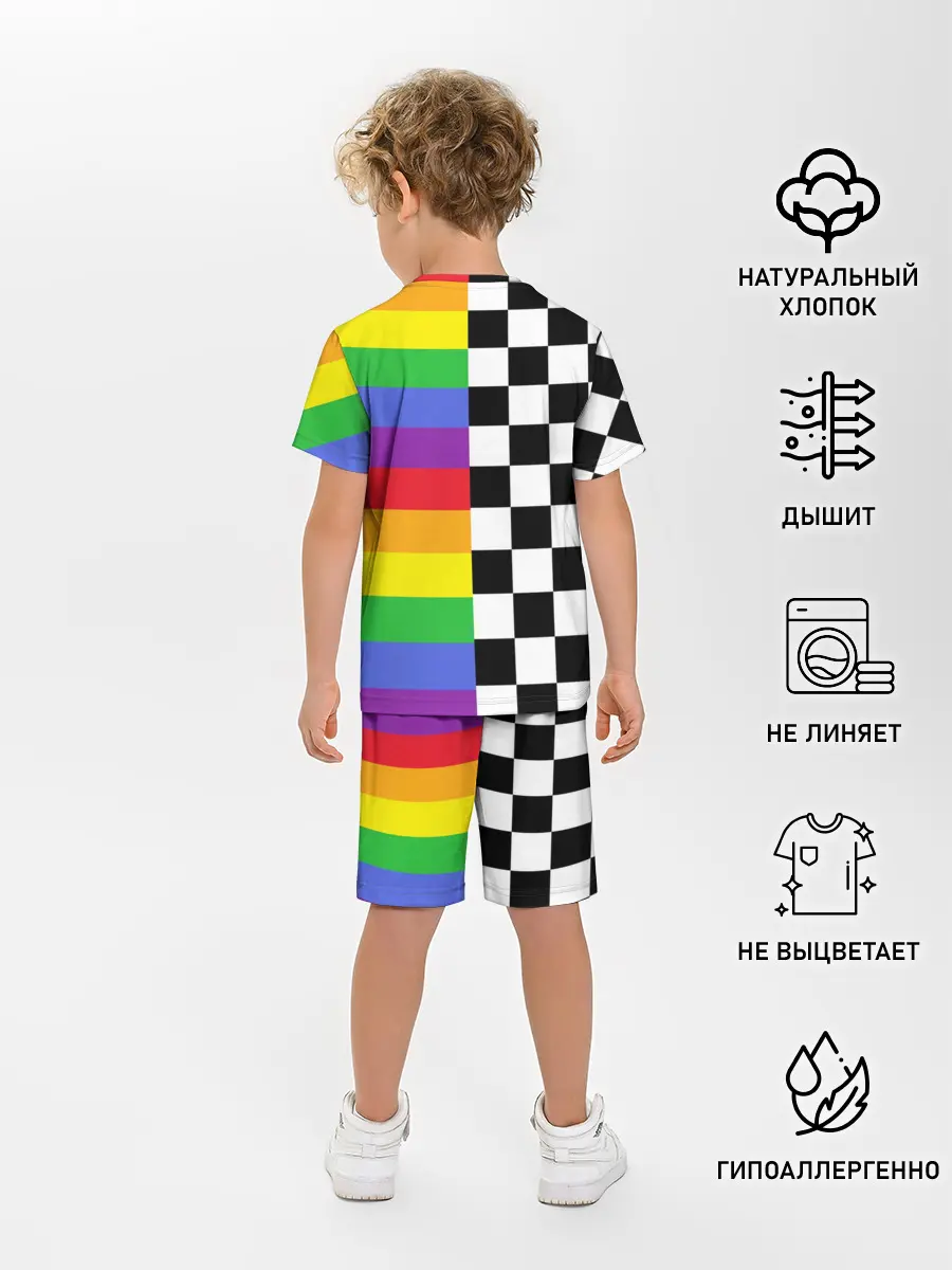 Детская пижама с шортами / Rainbow