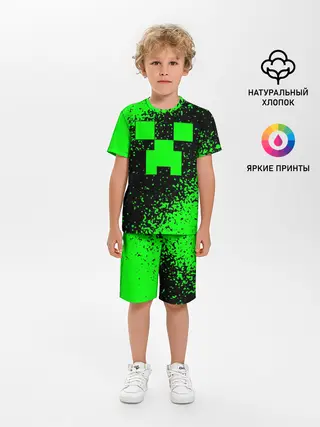 Детская пижама с шортами / MINECRAFT