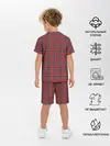 Детская пижама с шортами / стиль джентльмены