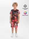 Детская пижама с шортами / Опасный Динозавр | Red Dino