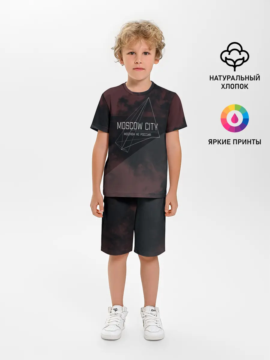 Детская пижама с шортами / Moscow | Москва не Россия