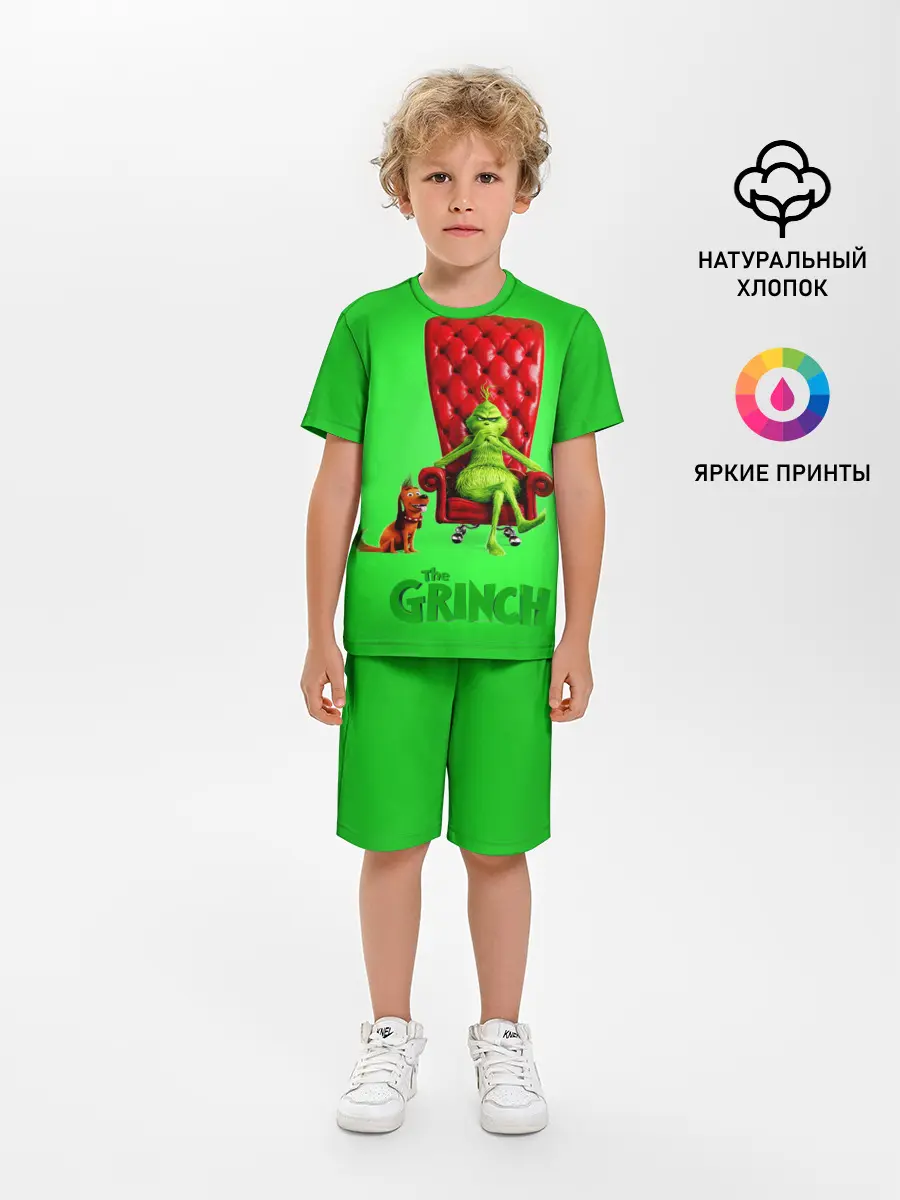 Детская пижама с шортами / The Grinch