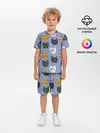 Детская пижама с шортами / Котики