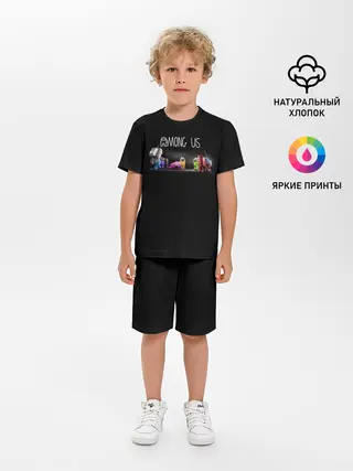 Детская пижама с шортами / AMONG US