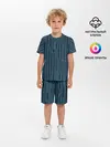 Детская пижама с шортами / Стильный узор