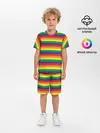 Детская пижама с шортами / Радуга