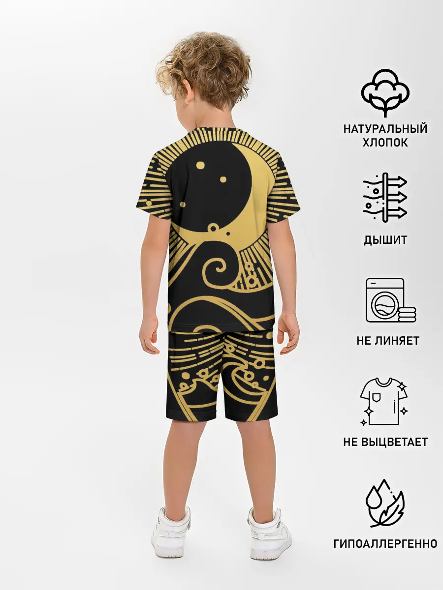 Детская пижама с шортами / Море