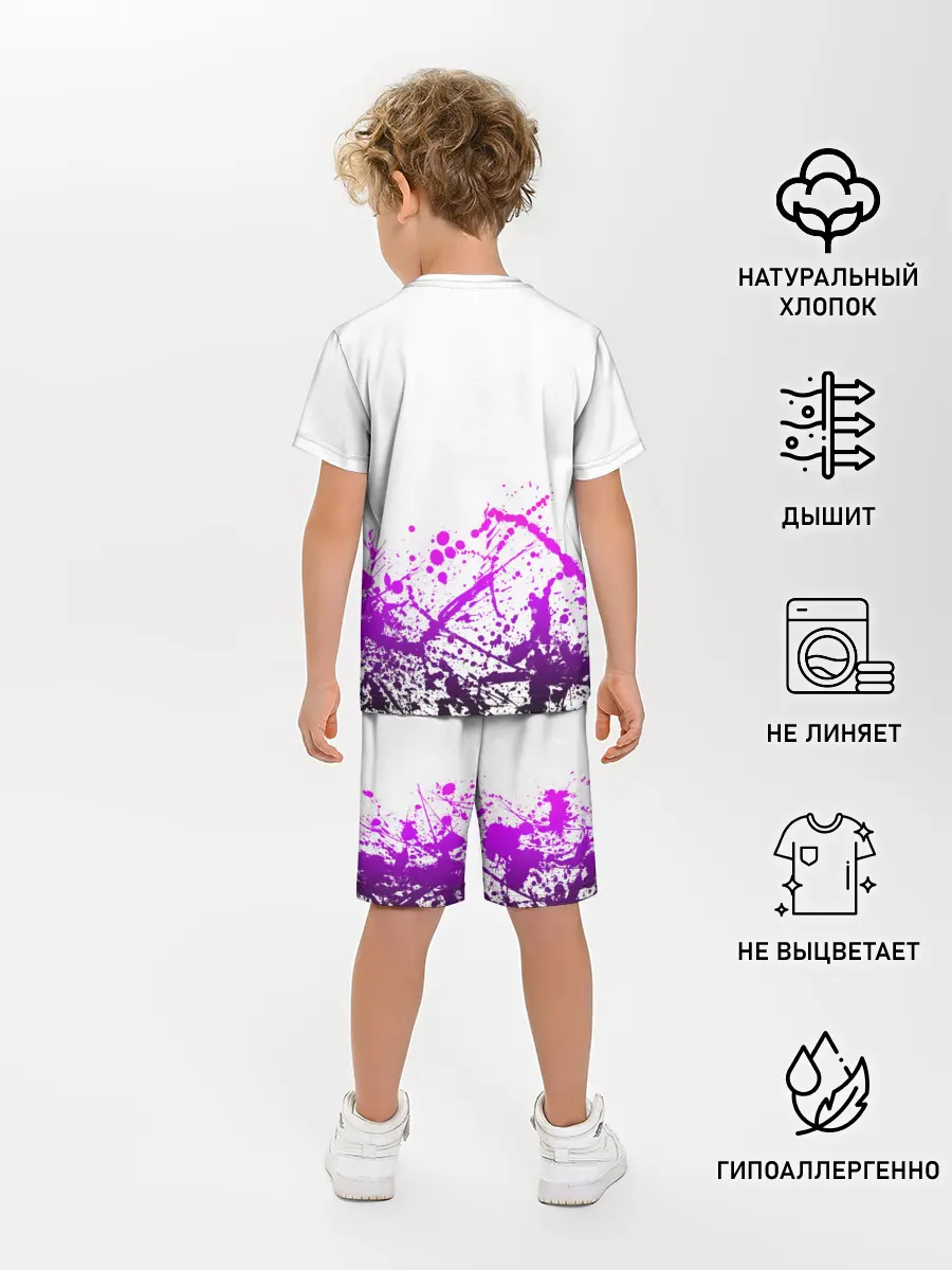 Детская пижама с шортами / Danganronpa purple
